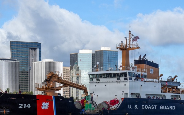 Coast Guard Cutter Hollyhock returns to Honolulu after first Operation Blue Pacific Patrol