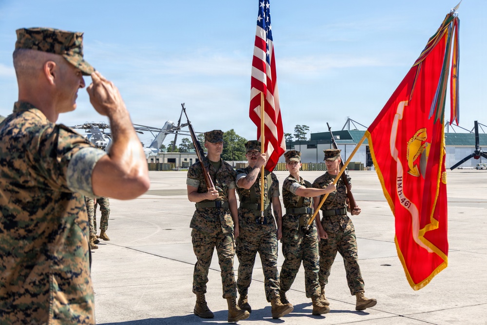 HMH-461 change of command