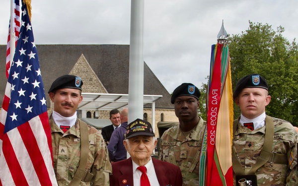 Last WWII veteran of 90th Infantry Division meets 90th Sustainment Brigade