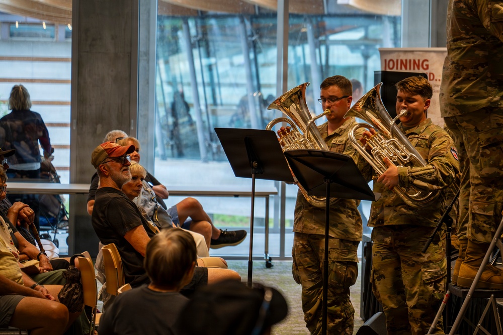 106th Army Band Plays At Crystal Bridges Museum Of American Art