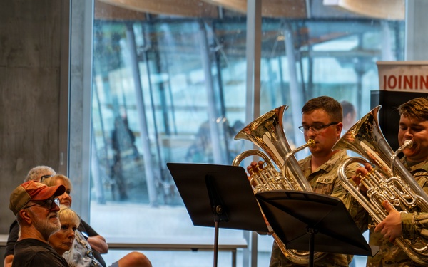 106th Army Band Plays At Crystal Bridges Museum Of American Art