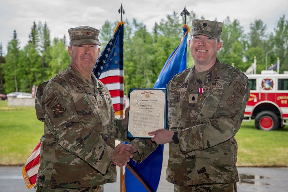 354th CES Change of Command
