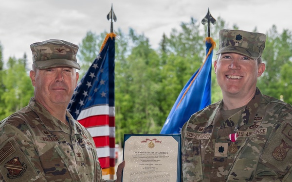 354th CES Change of Command