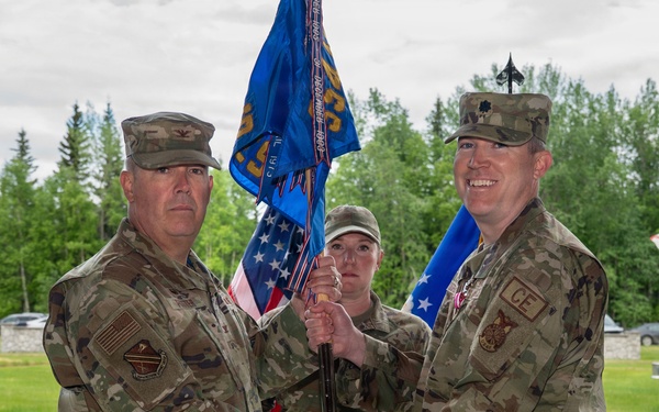 354th CES Change of Command