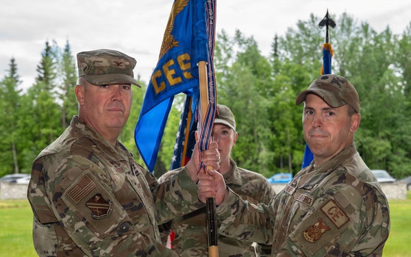 354th CES Change of Command