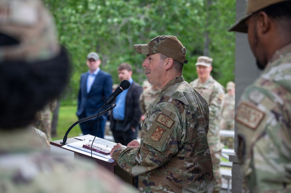 354th CES Change of Command