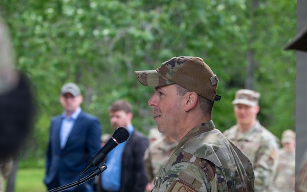 354th CES Change of Command