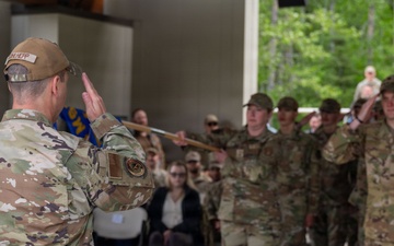 354th CES Change of Command