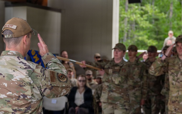 354th CES Change of Command