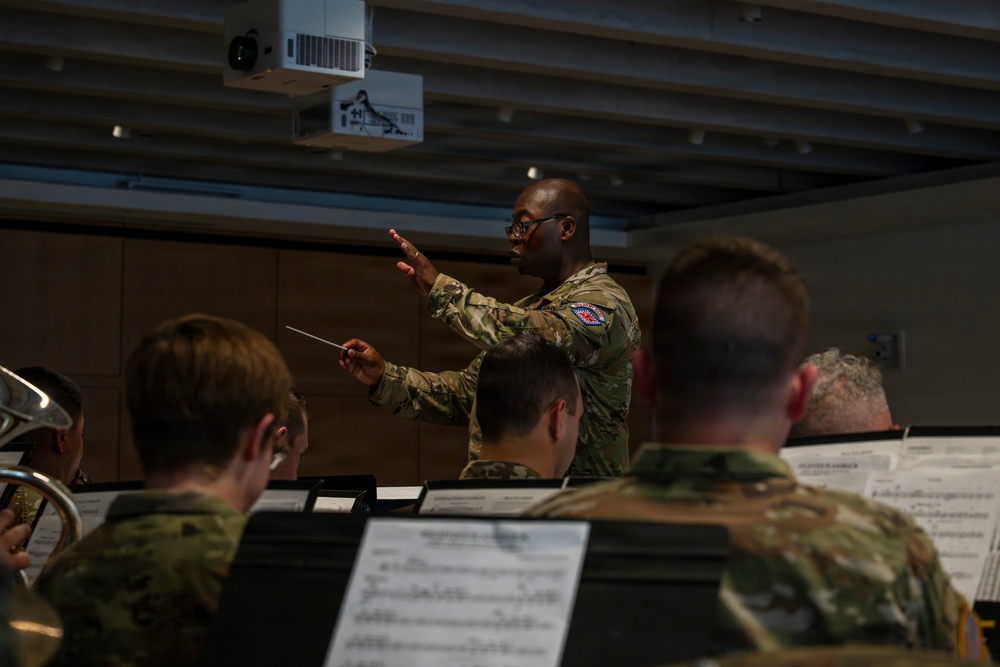 106th Army Band Plays At Crystal Bridges Museum Of American Art