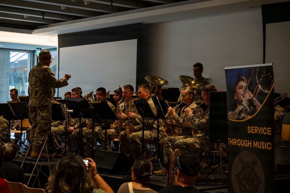 106th Army Band Plays At Crystal Bridges Museum Of American Art