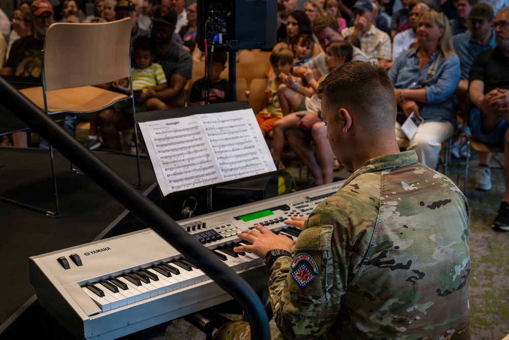 106th Army Band Plays At Crystal Bridges Museum Of American Art