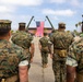 Marines and Sailors of CLB-15 conduct relief and appointment