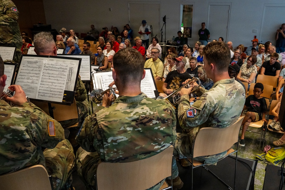 106th Army Band Plays At Crystal Bridges Museum Of American Art