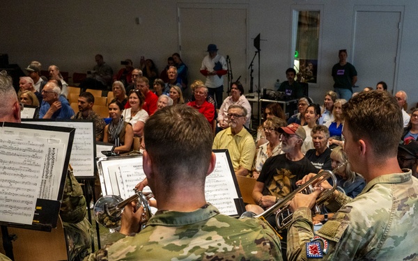 106th Army Band Plays At Crystal Bridges Museum Of American Art