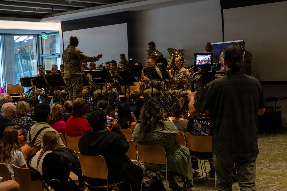 106th Army Band Plays At Crystal Bridges Museum Of American Art