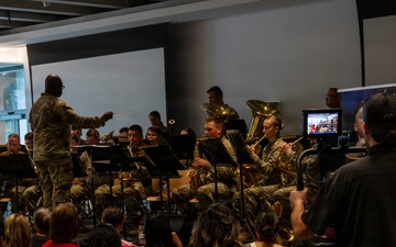 106th Army Band Plays At Crystal Bridges Museum Of American Art