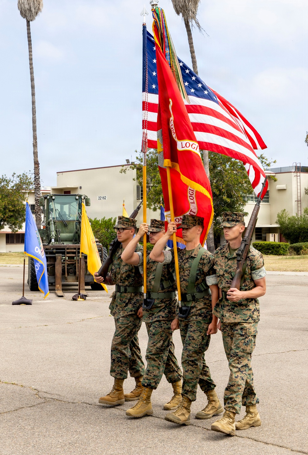 Marines and Sailors of CLB-15 conduct relief and appointment