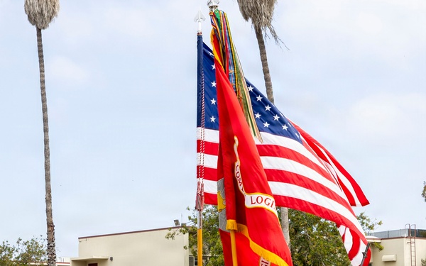 Marines and Sailors of CLB-15 conduct relief and appointment
