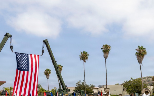 Marines and Sailors of CLB-15 conduct relief and appointment