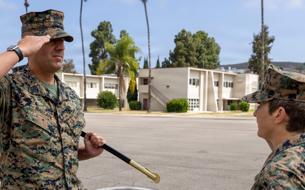 Marines and Sailors of CLB-15 conduct relief and appointment