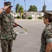 Marines and Sailors of CLB-15 conduct relief and appointment