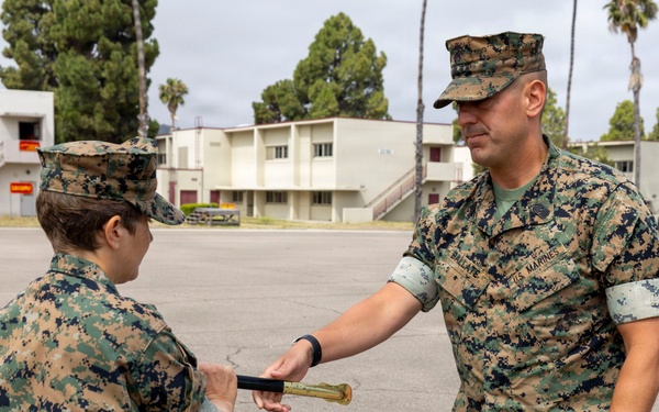 Marines and Sailors of CLB-15 conduct relief and appointment