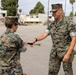 Marines and Sailors of CLB-15 conduct relief and appointment