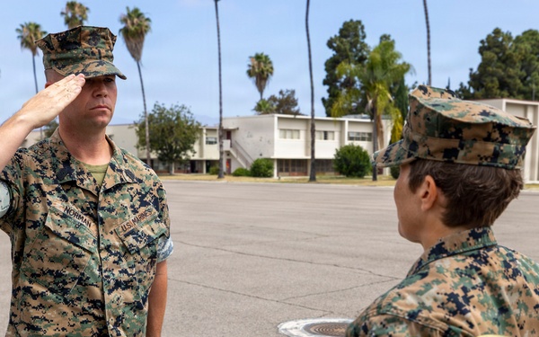 Marines and Sailors of CLB-15 conduct relief and appointment