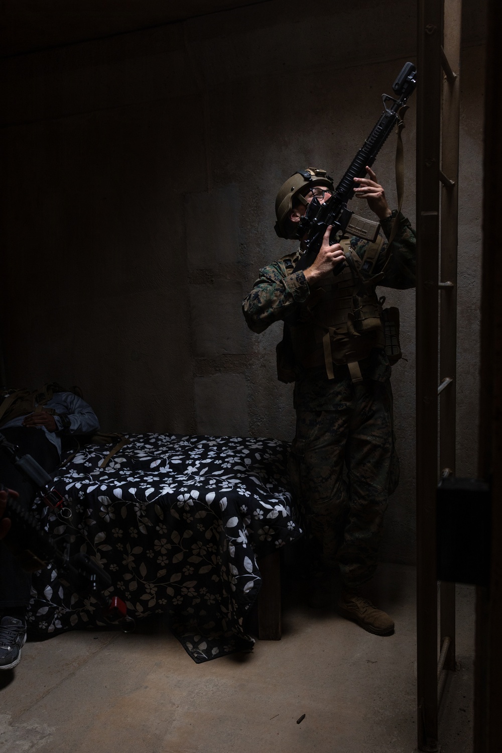 CORTRAMID: NROTC Midshipmen participate in infantry immersion trainer
