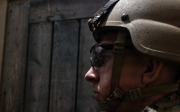 CORTRAMID: NROTC Midshipmen participate in infantry immersion trainer