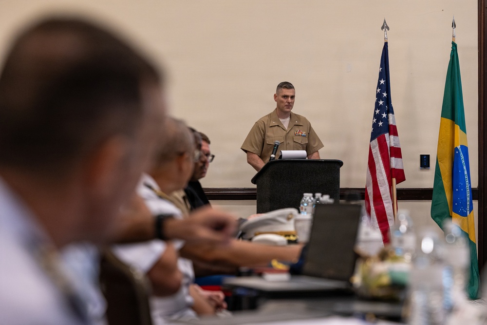 U.S. Brazil Maritime Staff Talks Day 1