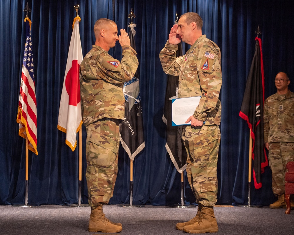 United States Space Forces - Japan Holds First Change of Command