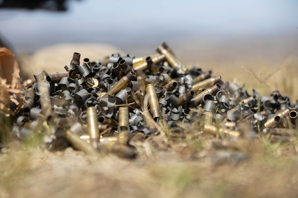 U.S. Marines with 1st MARDIV host live-fire crew served weapons range for Fleet Marine Force training