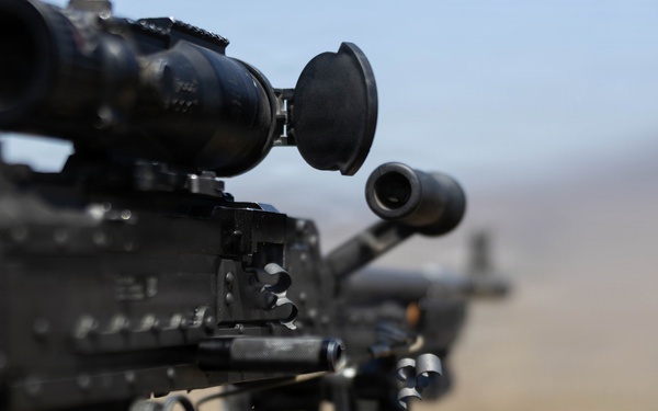 U.S. Marines with 1st MARDIV host live-fire crew served weapons range for Fleet Marine Force training