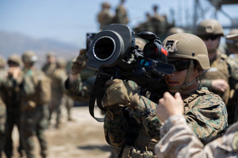 U.S. Marines with 1st MARDIV host live-fire crew served weapons range for Fleet Marine Force training
