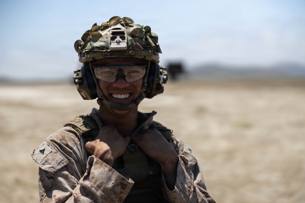 U.S. Marines with 1st MARDIV host live-fire crew served weapons range for Fleet Marine Force training