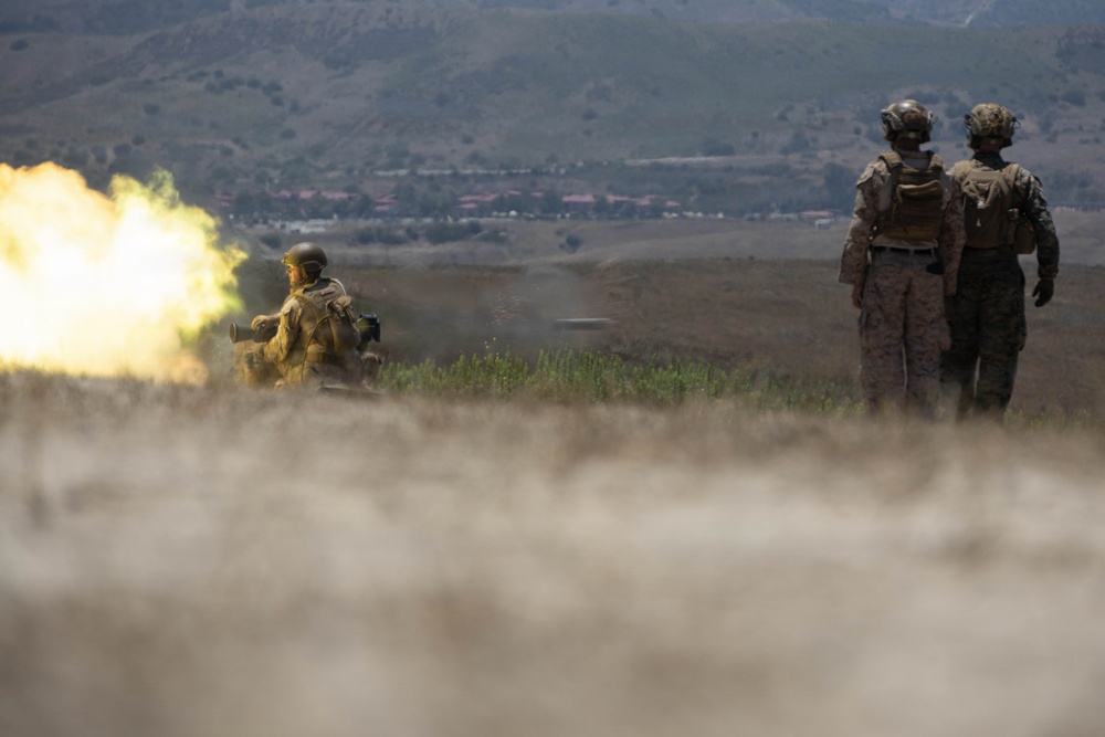 U.S. Marines with 1st MARDIV host live-fire crew served weapons range for Fleet Marine Force training