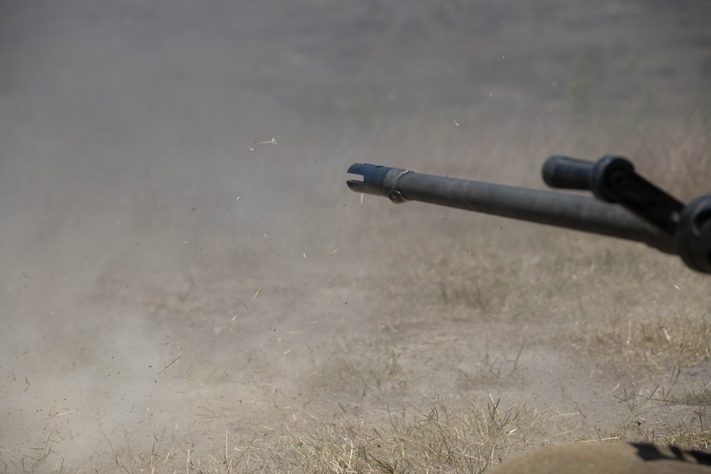 U.S. Marines with 1st MARDIV host live-fire crew served weapons range for Fleet Marine Force training