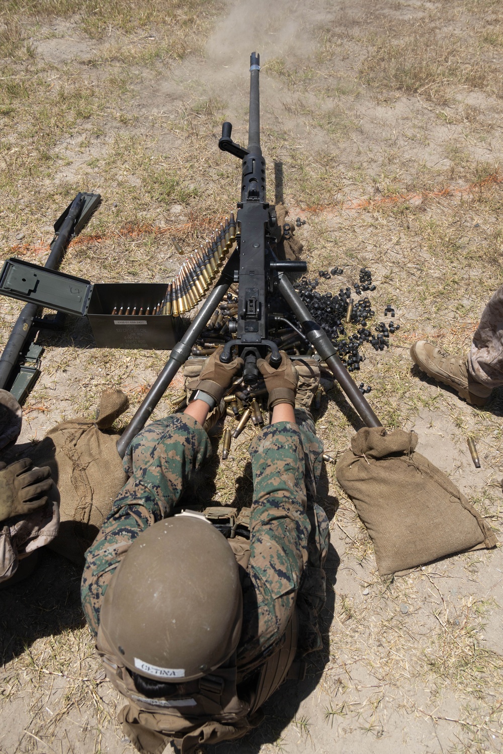 U.S. Marines with 1st MARDIV host live-fire crew served weapons range for Fleet Marine Force training