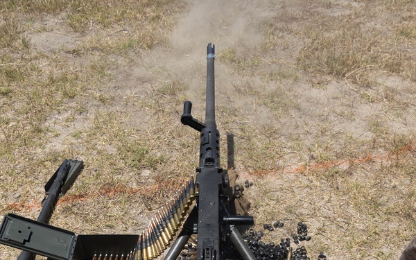 U.S. Marines with 1st MARDIV host live-fire crew served weapons range for Fleet Marine Force training