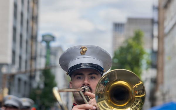 1st MARDIV Band performs at the Portland Rose Festival Fleet Week