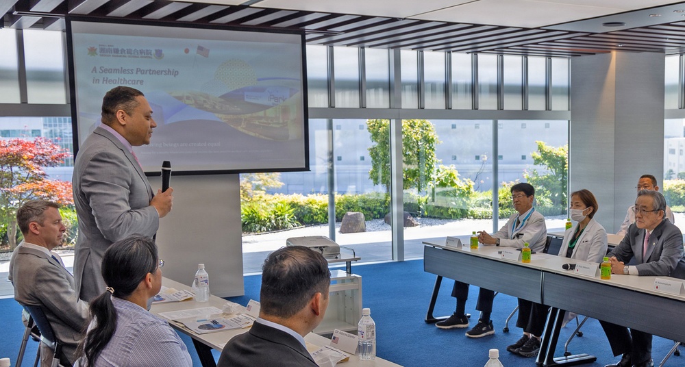 USNH Yokosuka leaders visit Shonan Kamakura General Hospital to enhance healthcare collaboration