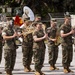 U.S. Marines with 12th LAAB Participate in a Change of Command Ceremony