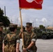 U.S. Marines with 12th LAAB Participate in a Change of Command Ceremony