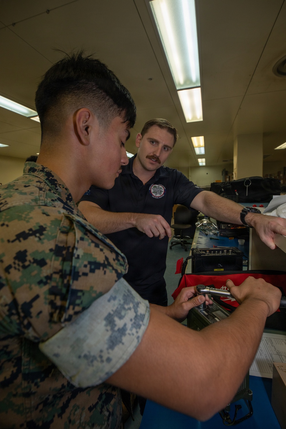 U.S. Marines Receive Hands on Radio Repair Training with L3Harris Staff and Associates