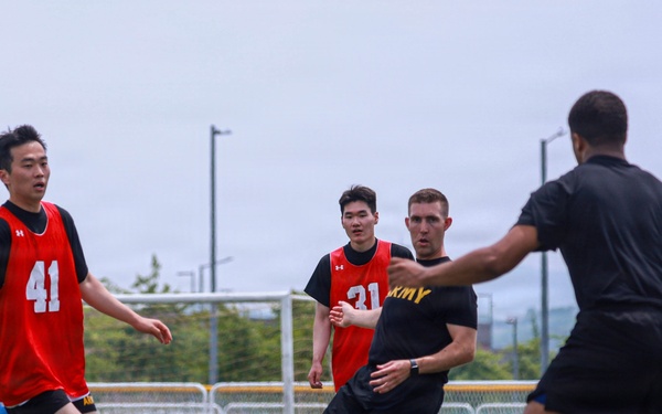 Soccer during KATUSA Friendship Week