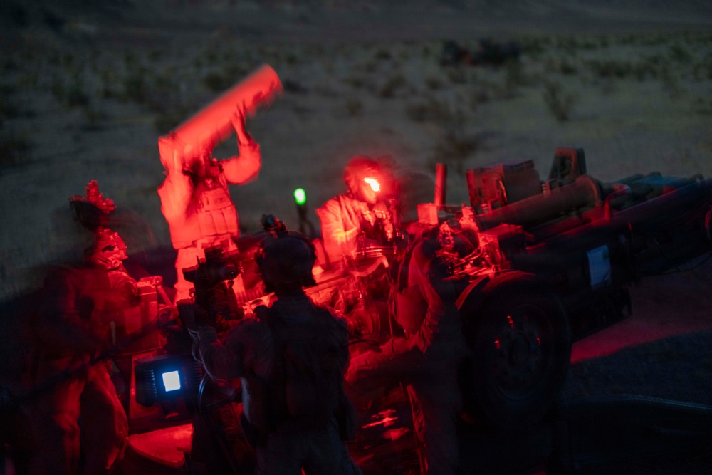 BLT 2/4 Conducts Artillery Live Fire Training