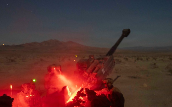 BLT 2/4 Conducts Artillery Live Fire Training