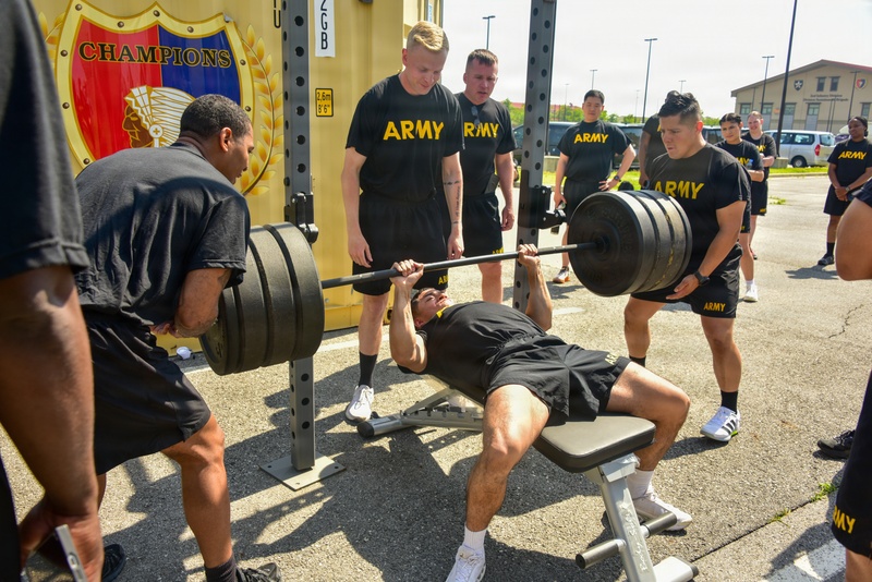 Division Sustainment Brigade Physical Fitness competition
